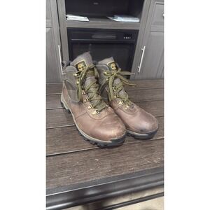 Timberland Men's Mt. Maddsen Mid‎ Waterproof Hiker Boots Brown Leather